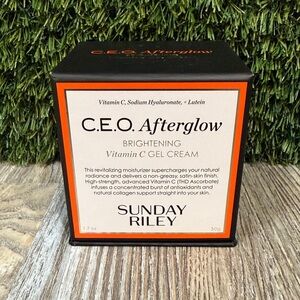 Sunday Riley C.E.O. Afterglow Brightening Vitamin C Gel Cream 1.7 oz 50g